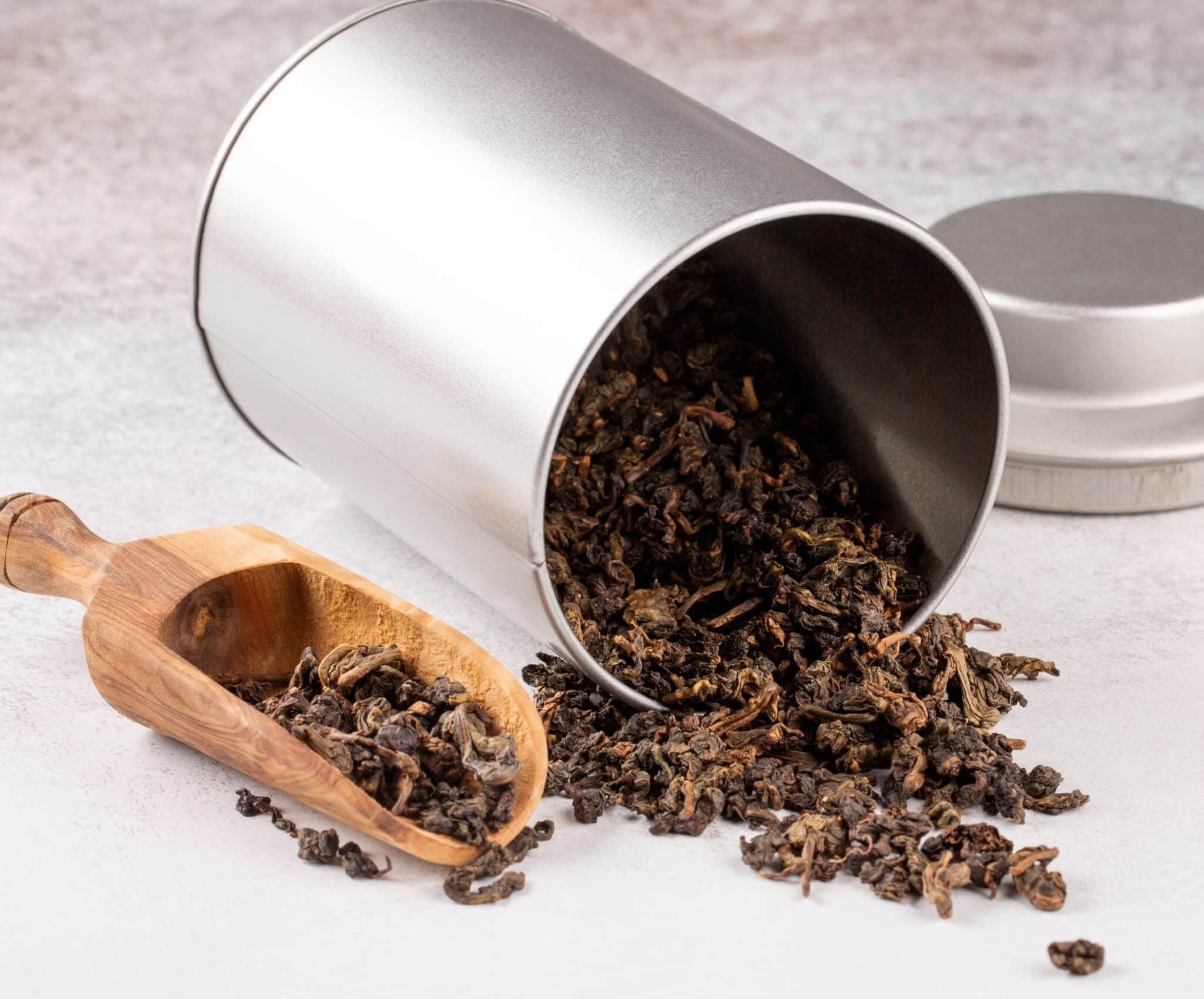 Feuilles de thé oolong