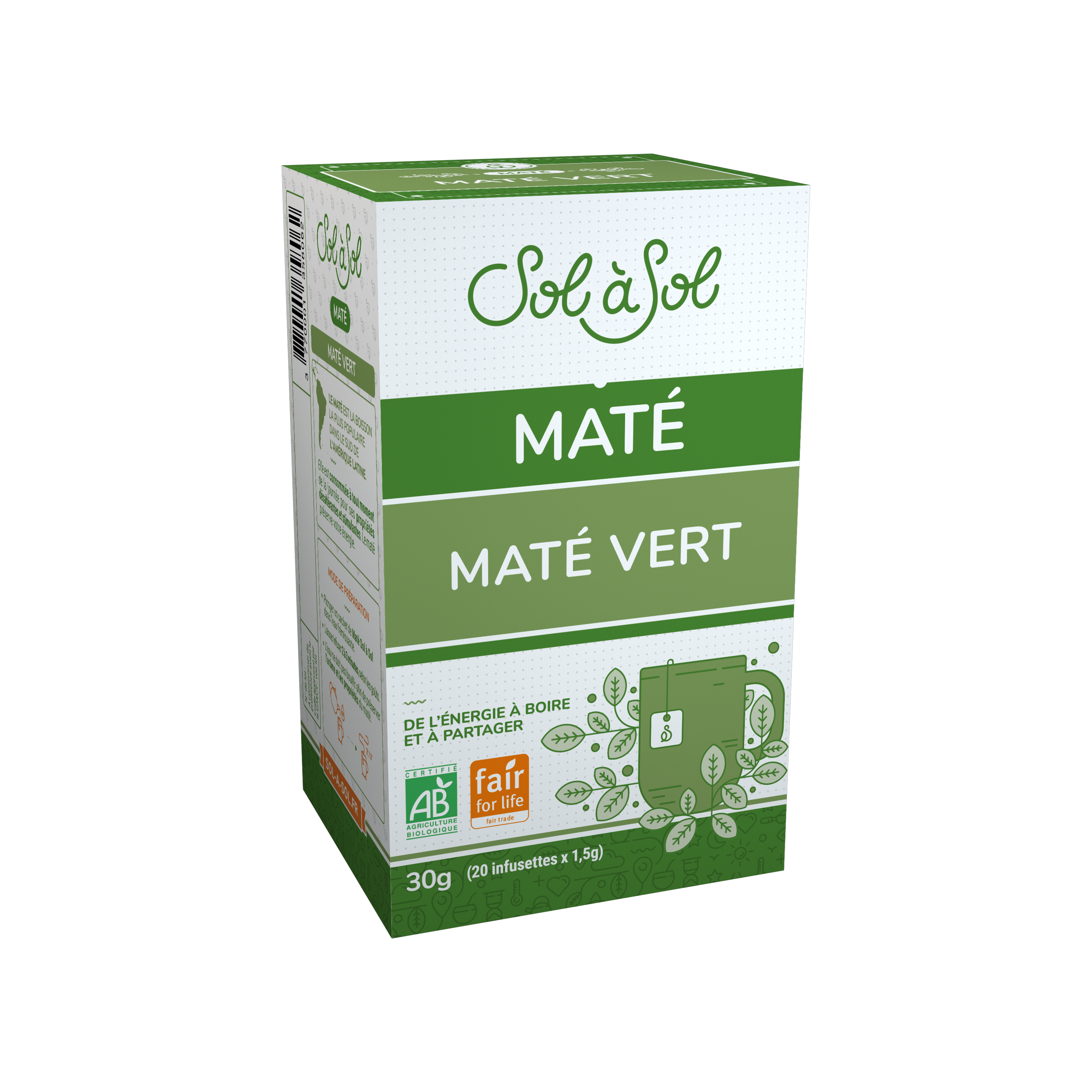 Maté vert en infusettes
