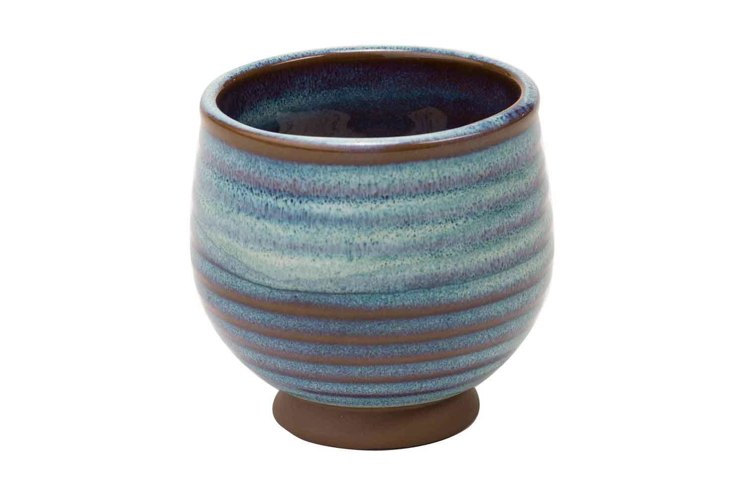 tasse bleue sans hanse 18cl