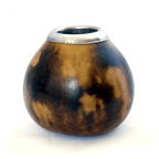 Calebasse maté bord métallique Sol à Sol