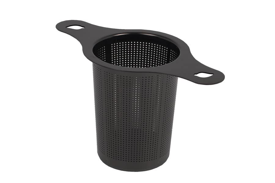 Filtre à thé inoxydable noir